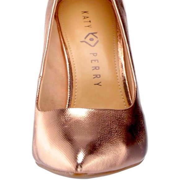 KATY PERRY “The Sissy” Rose Gold Metallic Heels - Picture 3 of 13